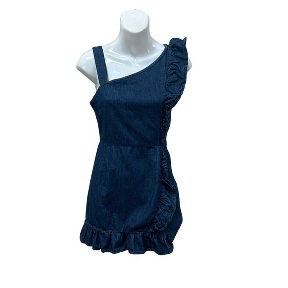 Urban Outfitters BDG Ruffle Denim Dress size XS - Picture 1 of 8
